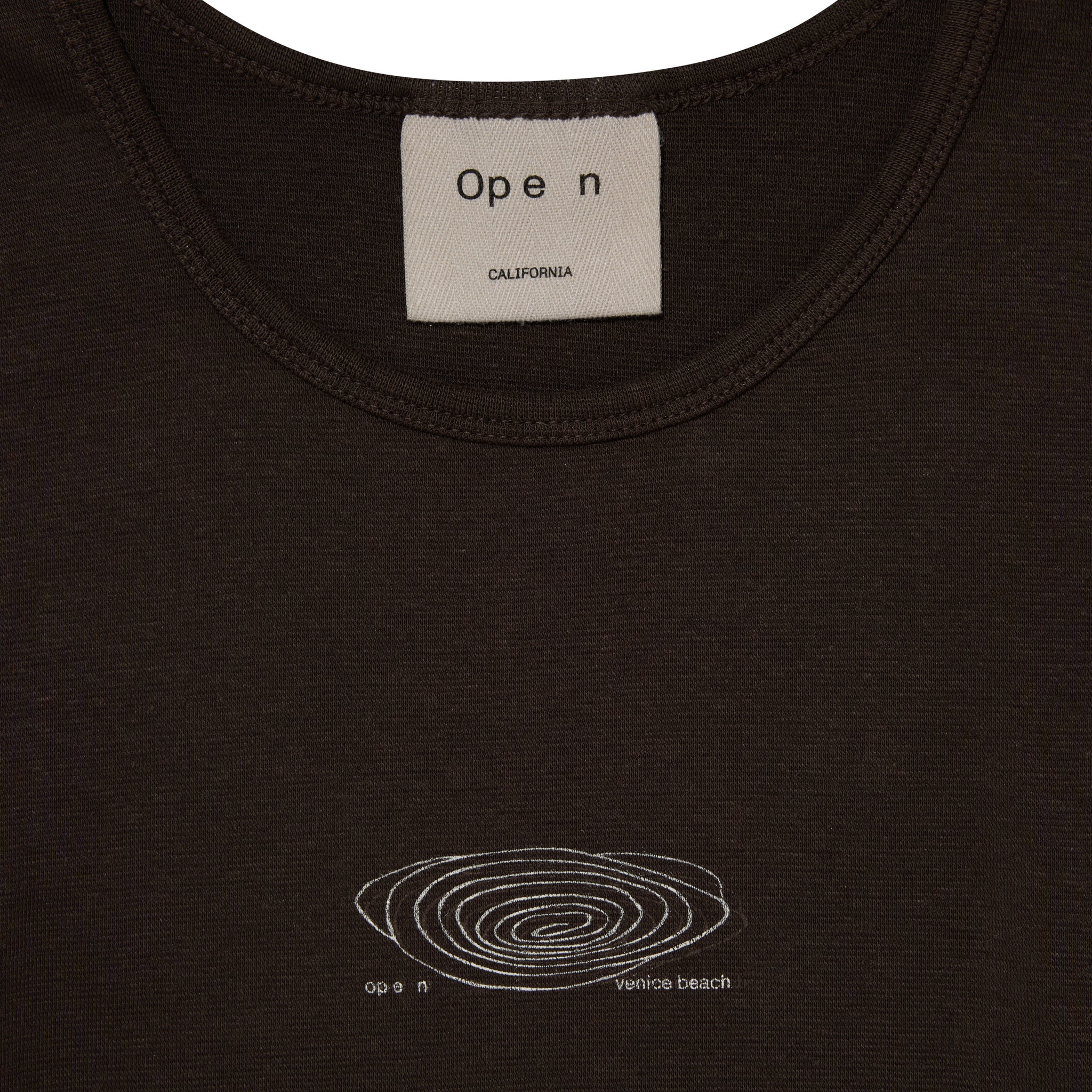 Spiral Tank Top - Soil