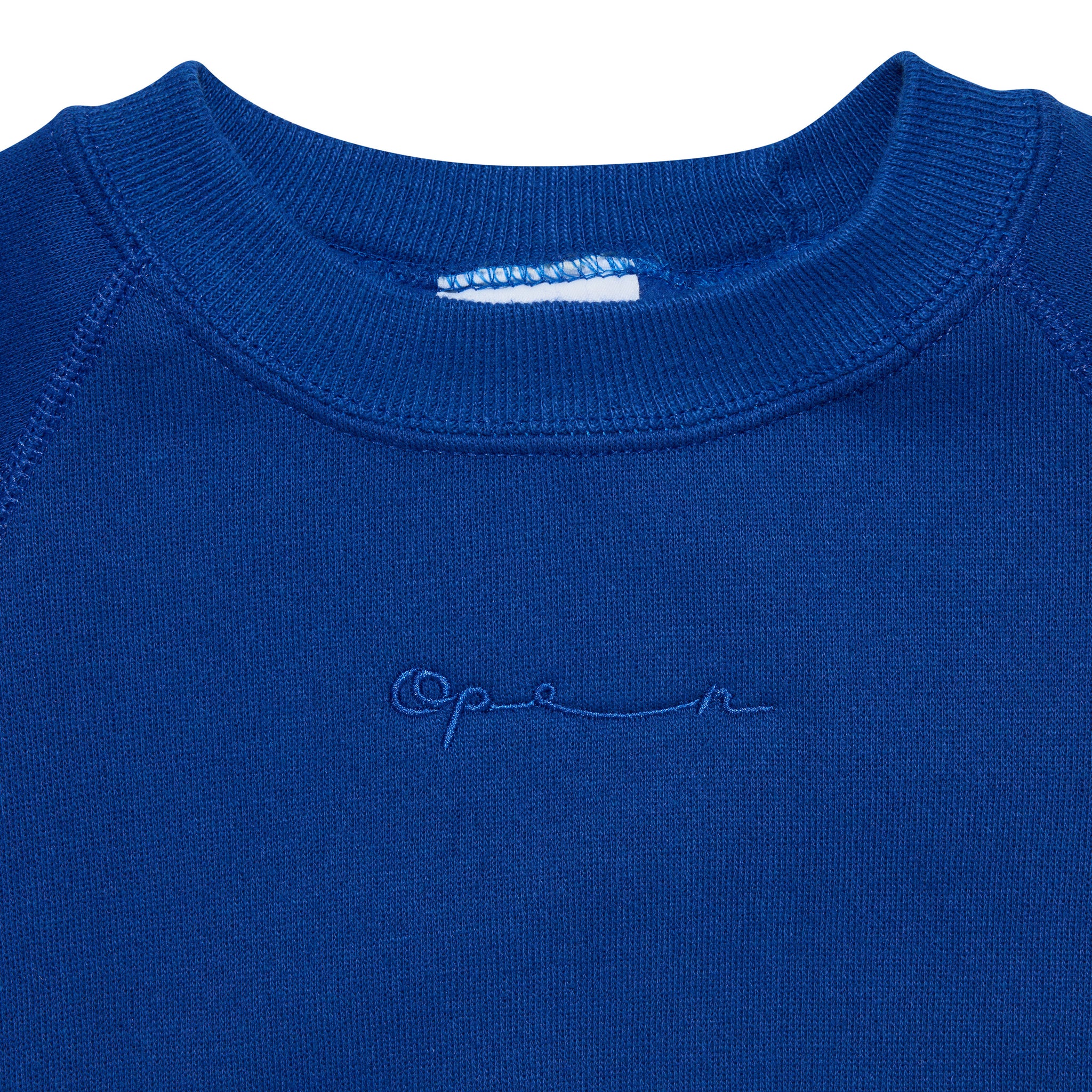 Cursive Crewneck Recycled - Ocean