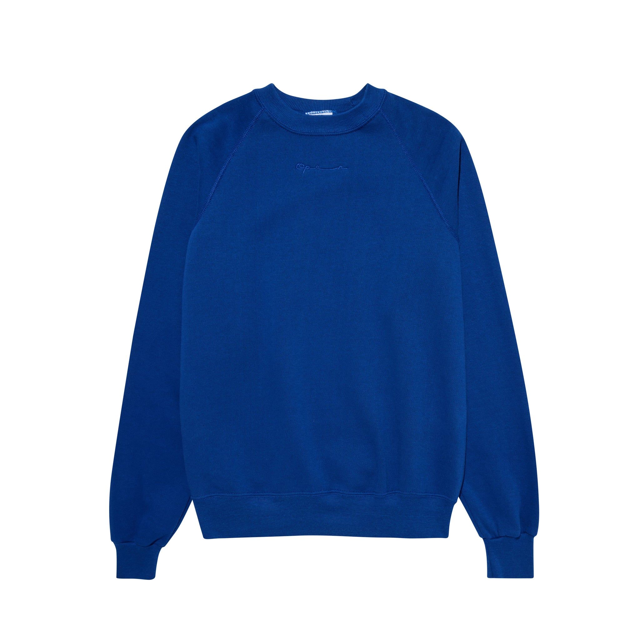 Cursive Crewneck Recycled - Ocean