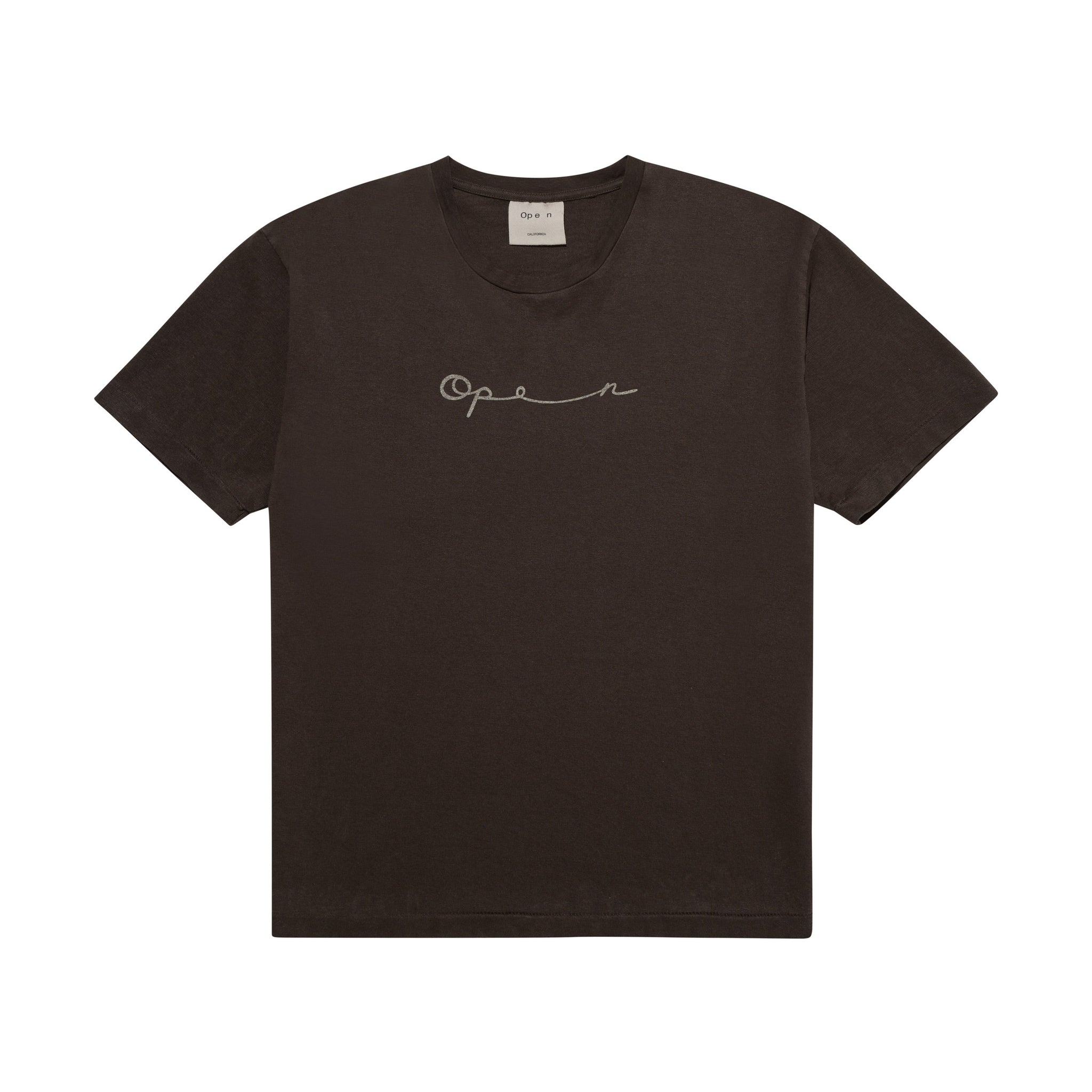 Cursive T-Shirt - Soil