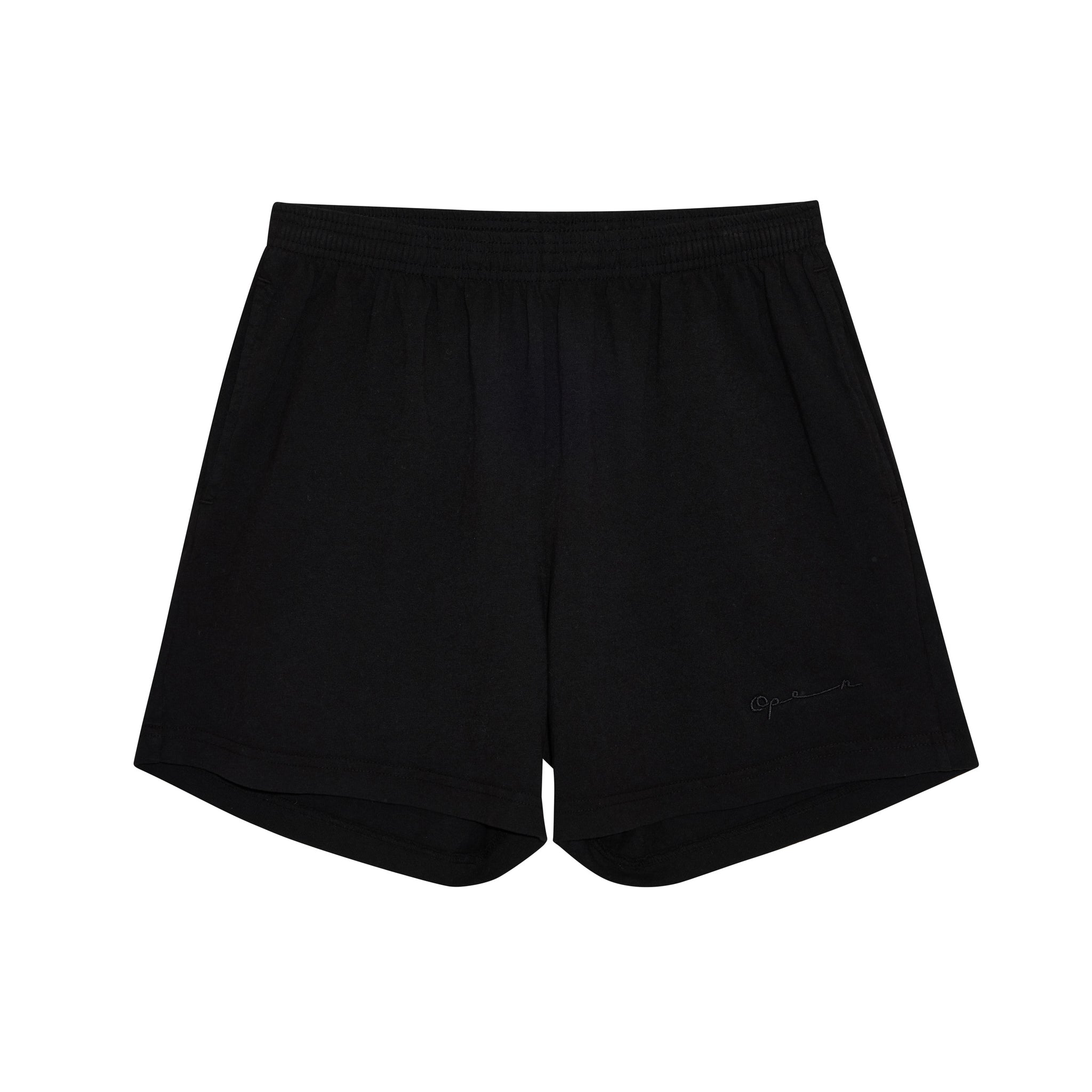 Cursive Shorts - Black