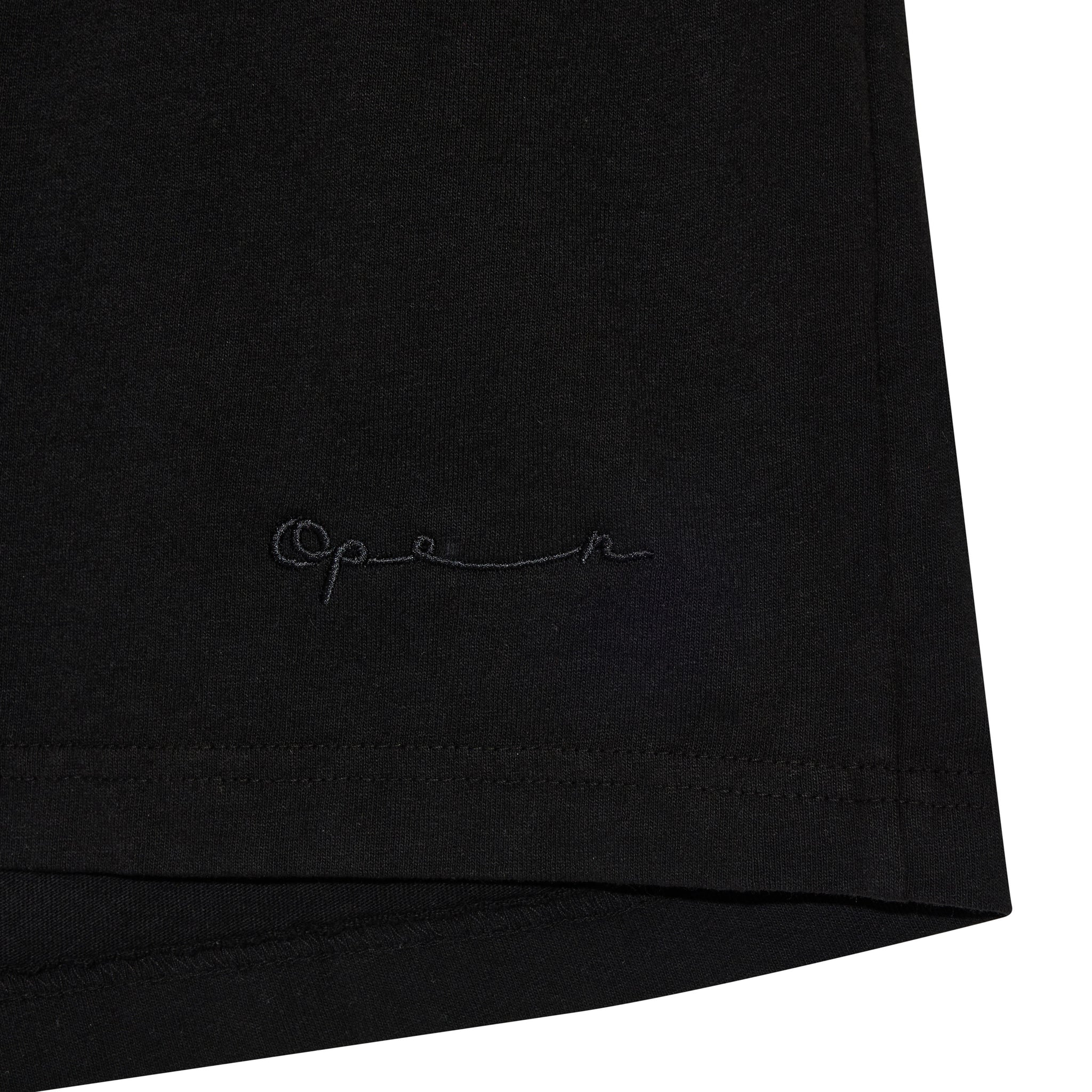 Cursive Shorts - Black